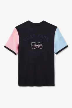 T-hirt anche Courte arine En Coton Detai Ebee Homme T-Shirts