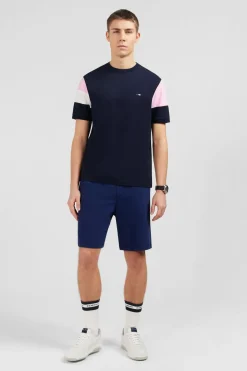 Discount T-hirt anche Courte arine En Coton Ebee Noeud Papion Homme T-Shirts
