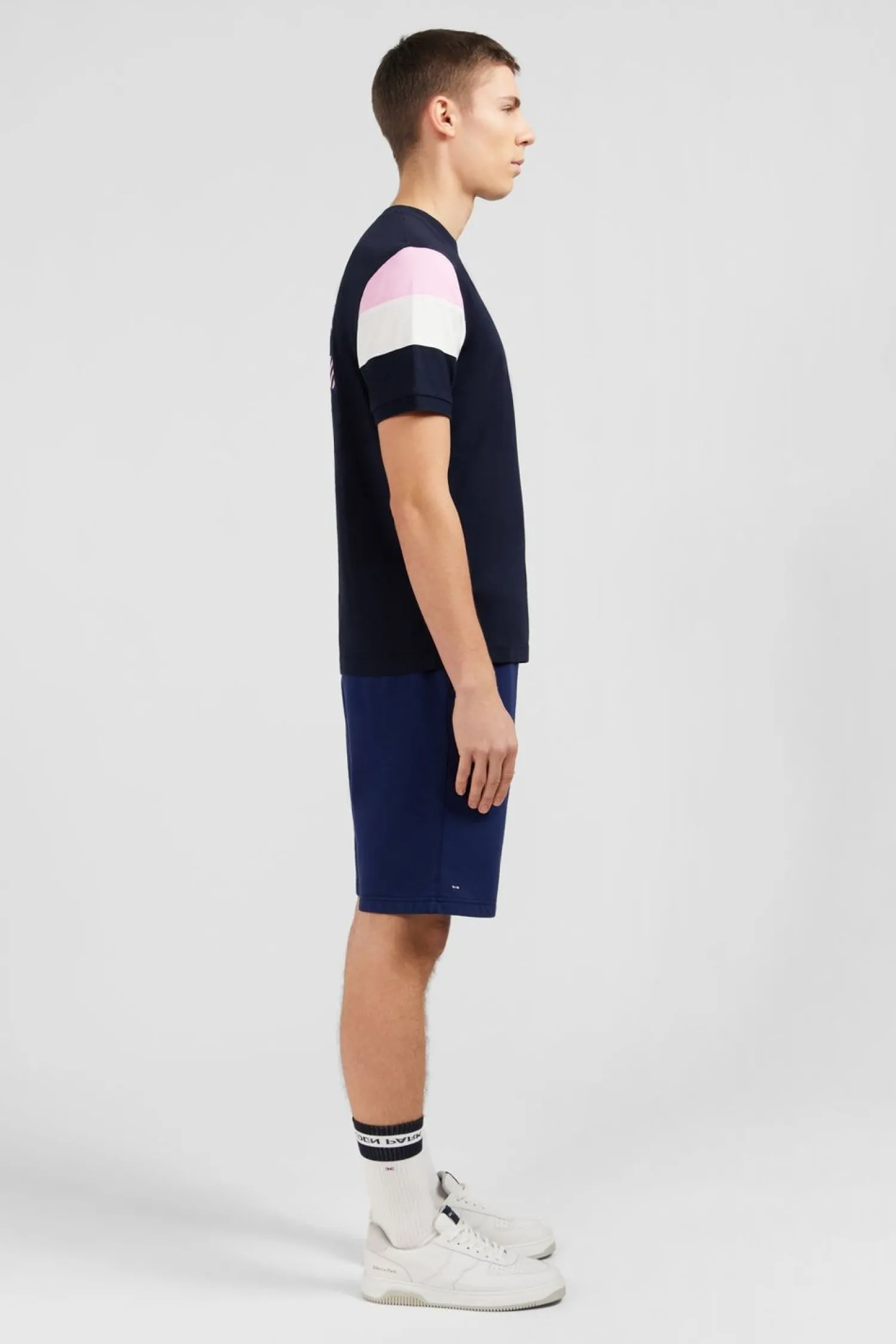 Discount T-hirt anche Courte arine En Coton Ebee Noeud Papion Homme T-Shirts