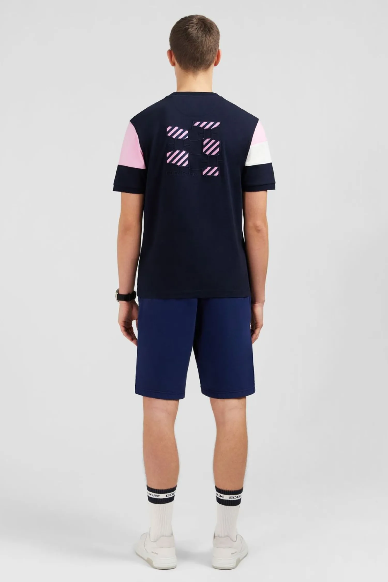Discount T-hirt anche Courte arine En Coton Ebee Noeud Papion Homme T-Shirts