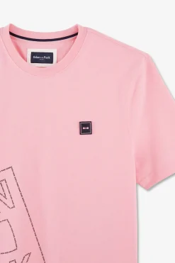 New T-hirt anche Courte Roe En Coton erigraphie Homme T-Shirts