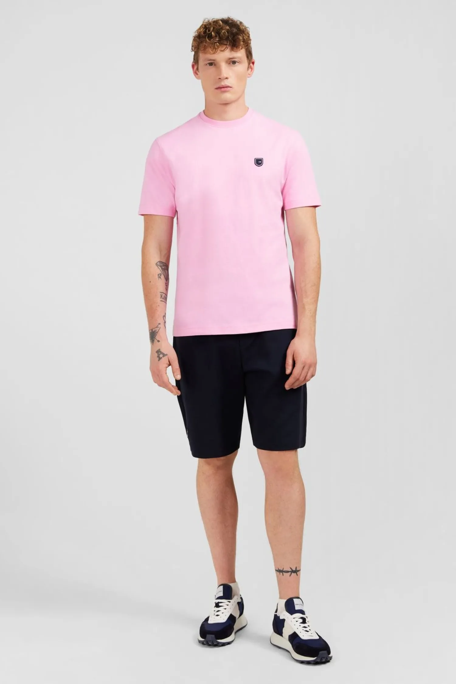 Sale T-hirt anche Courte Roe En Coton Ebee Do Homme T-Shirts