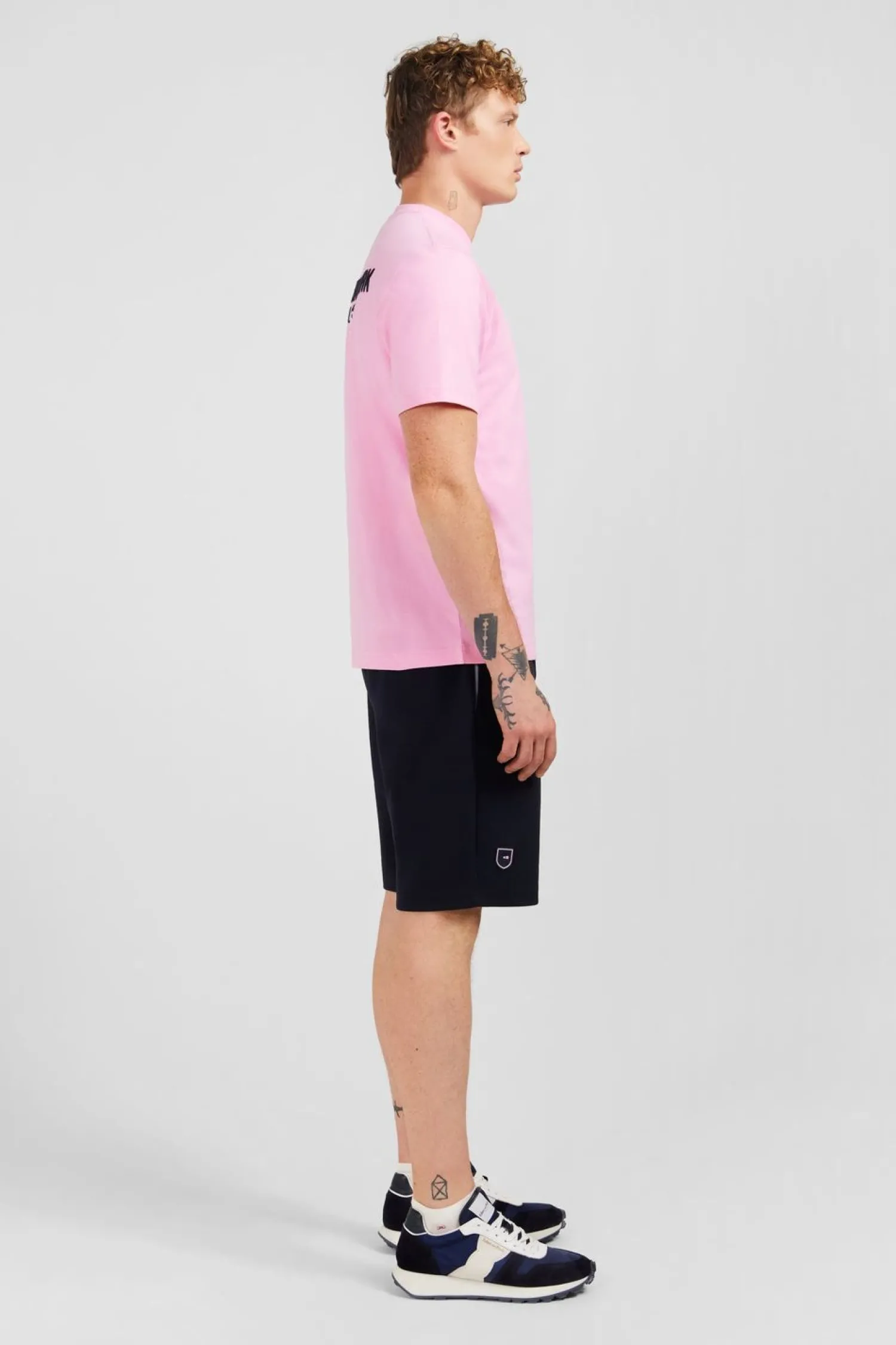 Sale T-hirt anche Courte Roe En Coton Ebee Do Homme T-Shirts
