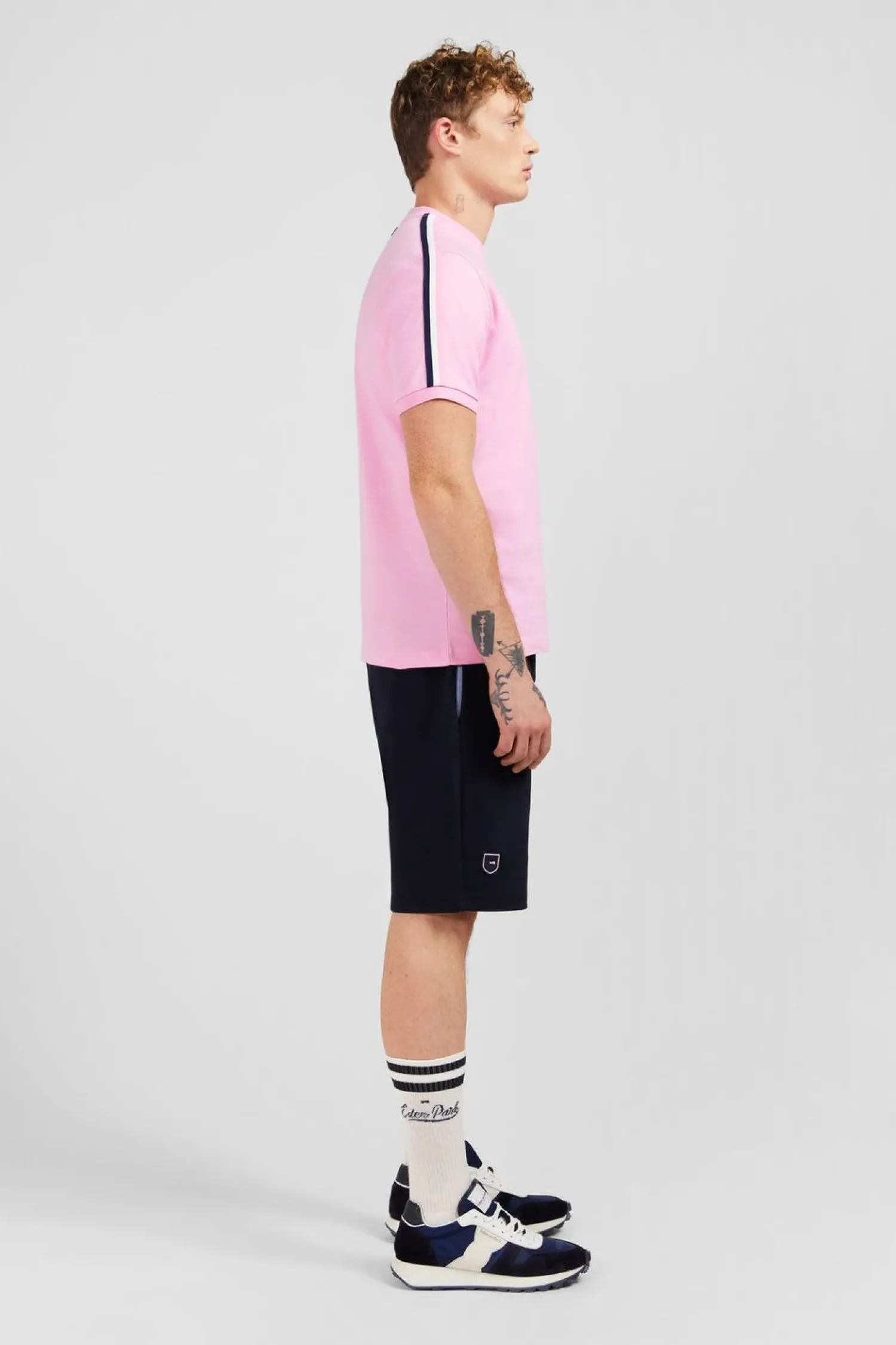 Discount T-hirt anche Courte Roe En Coton Gaon Epaue Tricoore Homme T-Shirts