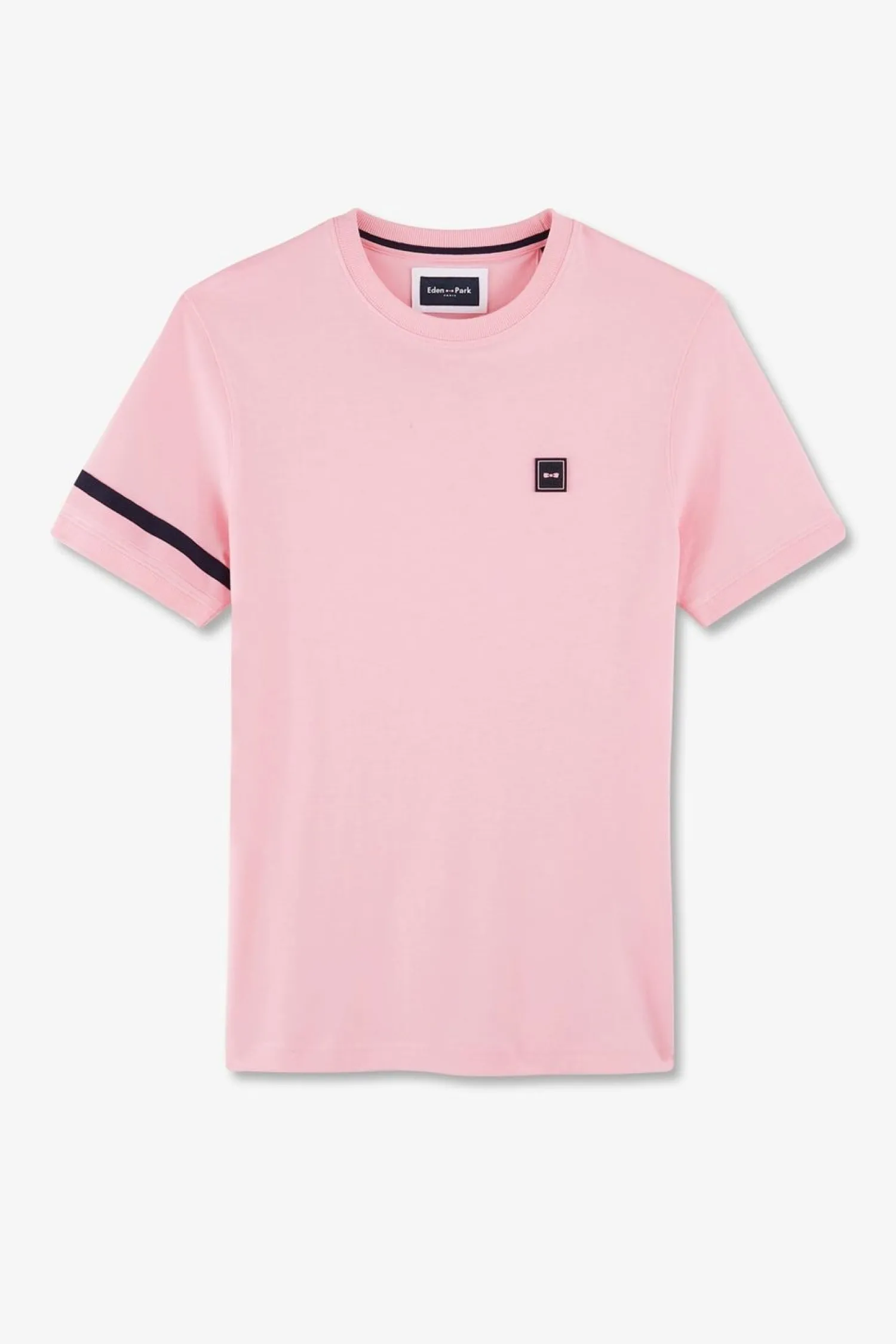 Clearance T-hirt anche Courte Roe En Coton Badge Ebee Homme T-Shirts