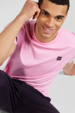 Clearance T-hirt anche Courte Roe En Coton Badge Ebee Homme T-Shirts