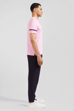 Clearance T-hirt anche Courte Roe En Coton Badge Ebee Homme T-Shirts