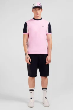 New T-hirt anche Courte Roe En Coton Broderie Nuero 10 Homme T-Shirts