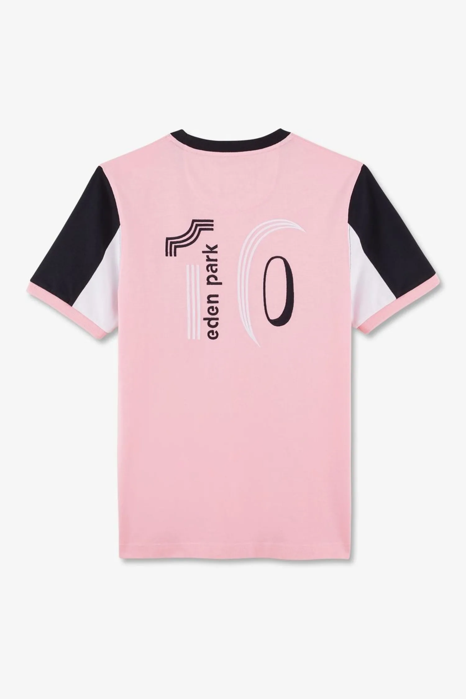 New T-hirt anche Courte Roe En Coton Broderie Nuero 10 Homme T-Shirts