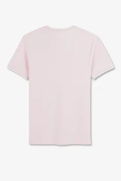 Sale T-hirt anche Courte Uni Roe En Coton tretch Homme T-Shirts