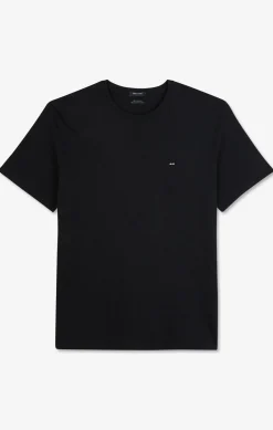 Outlet T-hirt Noir Co Rond A anche Courte Homme T-Shirts