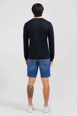 Hot T-hirt Noir Co V A anche ongue Homme T-Shirts