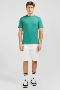 Discount T-hirt Vert A anche Courte Homme T-Shirts