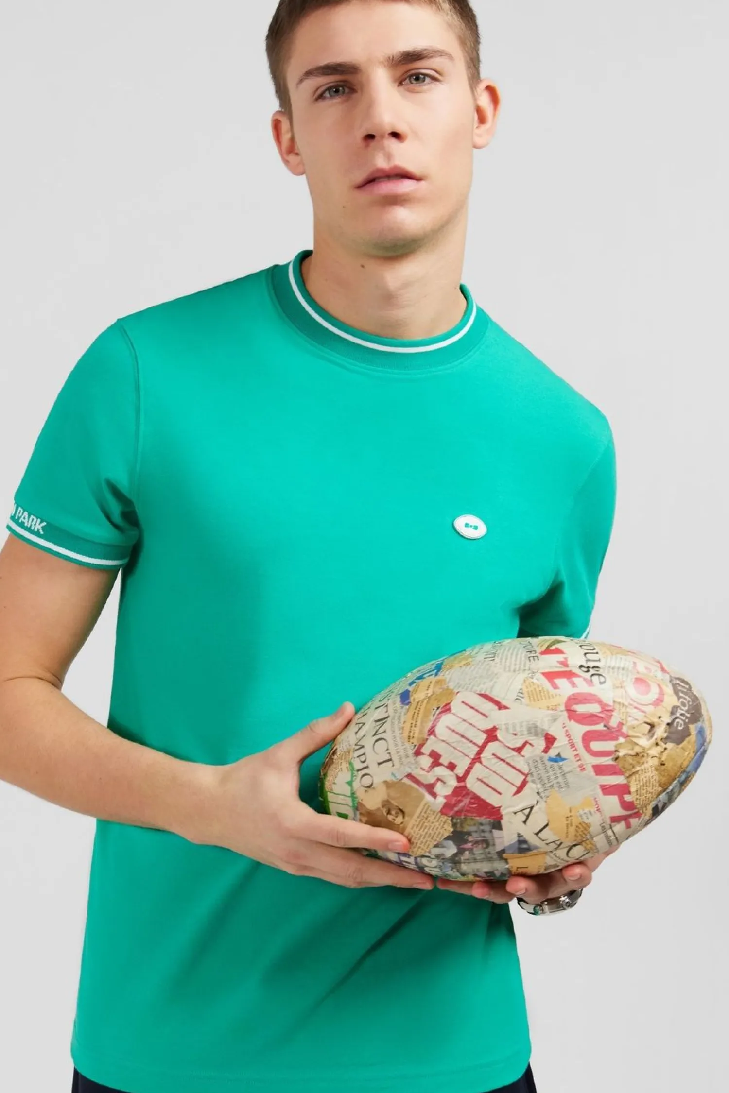 Discount T-hirt Vert A anche Courte Homme T-Shirts