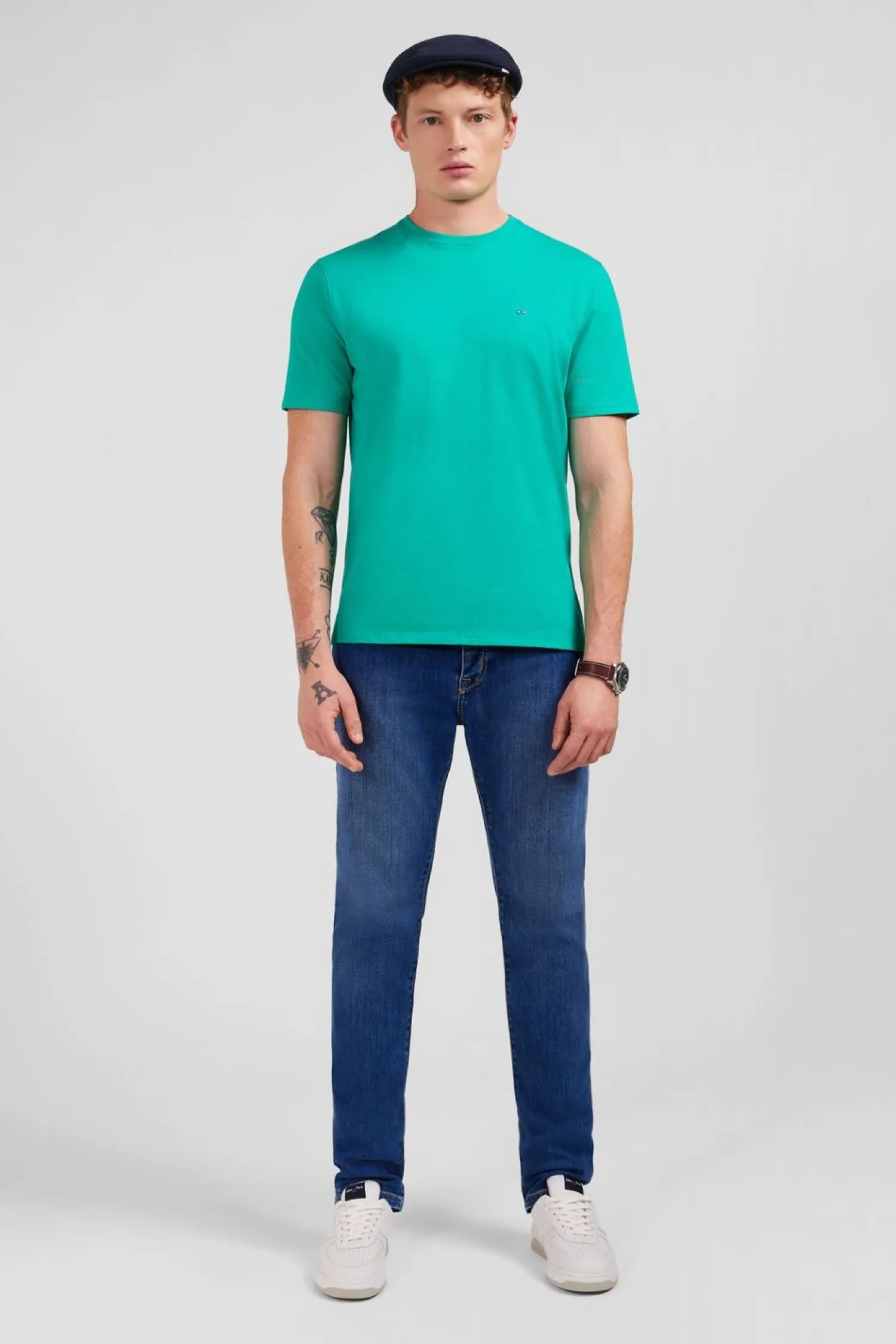 Outlet T-hirt Vert A anche Courte Homme T-Shirts